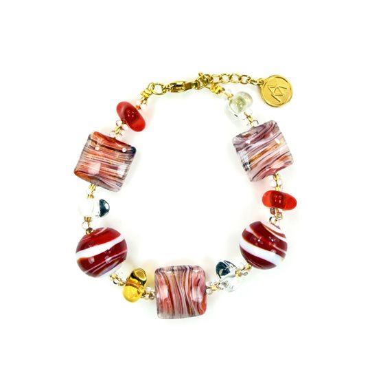 Bracciale Antica Murrina Venezia Donna Riflesso in Acciaio chirurgico (316L) BL5RPE2611 - BL5RPE2611